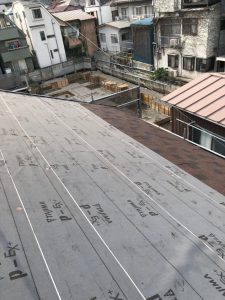 目黒区にて屋根改修工事　I様邸